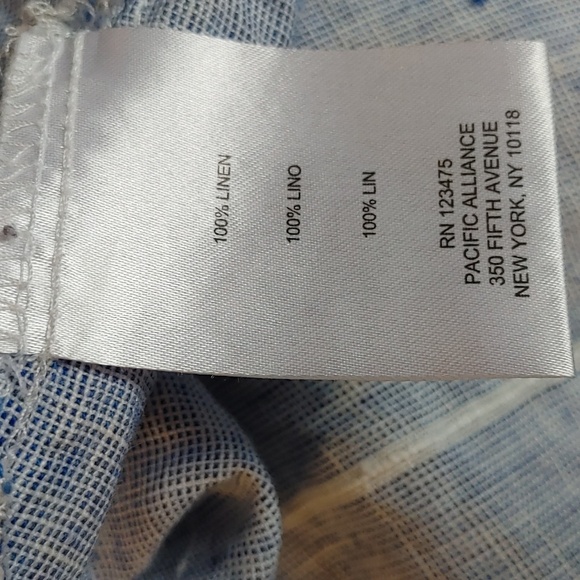 💚ELLEN TRACY SLEEVELESS LINEN TOP - Picture 6 of 7